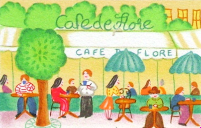 Paris, Café De Flore by Valérie Hermant Pricing Limited Edition Print image