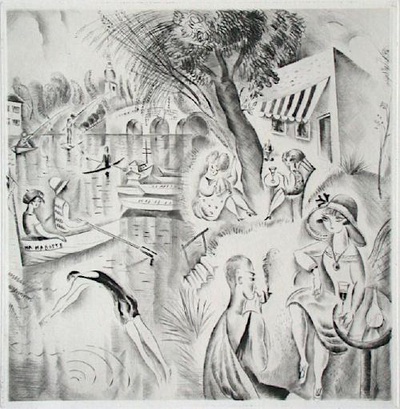 Bord De Seine A Meulan by Mily Possoz Pricing Limited Edition Print image