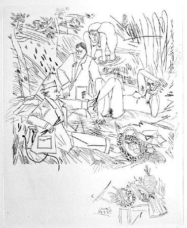 Petit Dejeuner Sur L'herbe (1Er Etat) by Louis Cane Pricing Limited Edition Print image