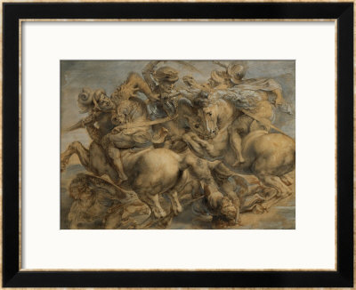 Battle Of Anghiari by Peter Paul Rubens Pricing Limited Edition Print image