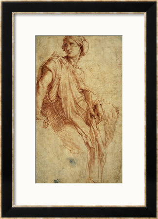 Study For The Phrygian Sibyl, 1511-1512 by Raphael Pricing Limited Edition Print image