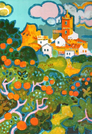 Les Orangers by Guy Charon Pricing Limited Edition Print image