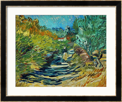 The Road To Saint-Remy, C.1890 by Vincent Van Gogh Pricing Limited Edition Print image
