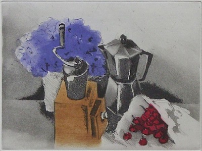 Café Et Cerises by Annapia Antonini Pricing Limited Edition Print image