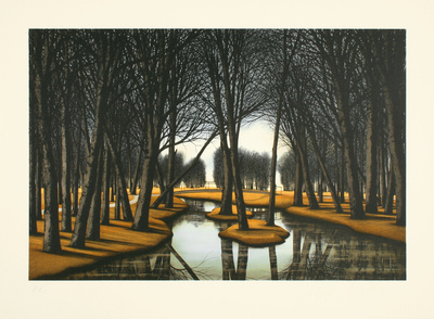 Le Pont Sur La Riviere by Jacques Deperthes Pricing Limited Edition Print image
