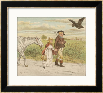 The Mischievous Raven Flew Laughing Away Bumpety Bumpety Bump by Randolph Caldecott Pricing Limited Edition Print image