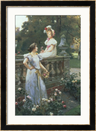 In The Garden by Wilhelm Menzler Pricing Limited Edition Print image