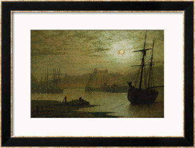 On The Esk, Whitby, 1877 by William Bradford Pricing Limited Edition Print image