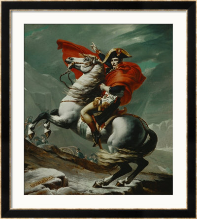 Napoleon (1769-1821) Crossing The Saint Bernhard Pass, 1801/2 by Jacques-Louis David Pricing Limited Edition Print image