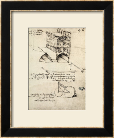 The Ideal City, View Of A Building, Housed At The Institut De France, Paris by Leonardo Da Vinci Pricing Limited Edition Print image
