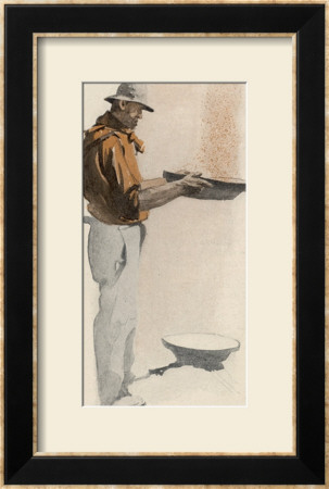 Prospector Raising A Bit Of Colour by George Harding Pricing Limited Edition Print image