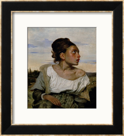 Young Orphan In The Cemetery, Circa 1824 by Eugene Delacroix Pricing Limited Edition Print image