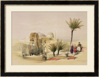 Church Of The Holy Sepulchre, Jerusalem, Plate 11 From Volume I Of The Holy Land by David Roberts Pricing Limited Edition Print image