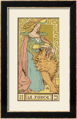 Tarot: 11 La Force, Strength by Oswald Wirth Pricing Limited Edition Print image