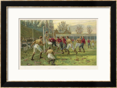 Scoring A Goal by Thomas M. Henry Pricing Limited Edition Print image