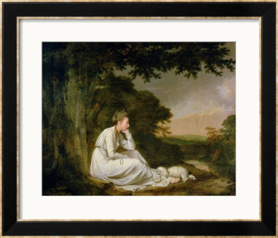 Maria, A Sentimental Journey By Laurence Sterne 1777 by Joseph Wright Of Derby Pricing Limited Edition Print image