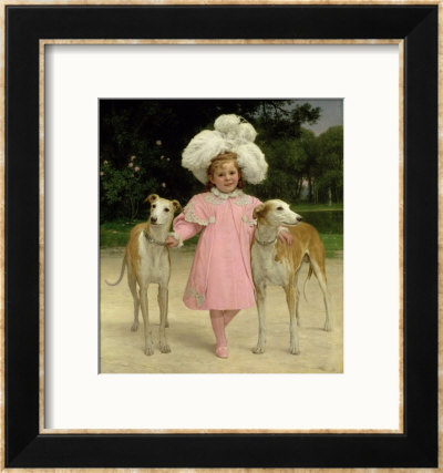 Alice Antoinette De La Mar, Aged Five by Jan Van Beers Pricing Limited Edition Print image