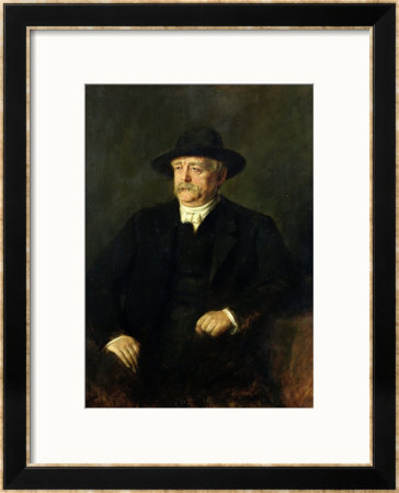 Chancellor Otto Von Bismarck (1815-98), 1849 by Franz Seraph Von Lenbach Pricing Limited Edition Print image