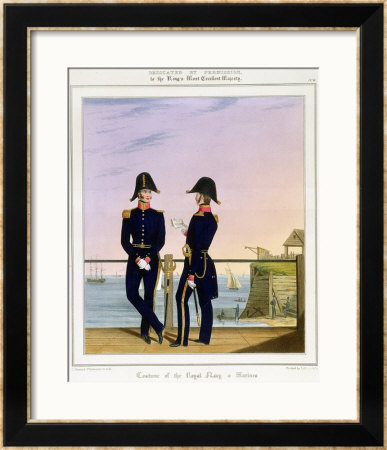 Surgeons Plate 6 From Costume Of The Royal Navy And Marines by L. And Eschauzier Mansion Pricing Limited Edition Print image