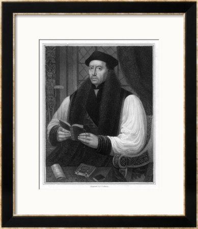 Thomas Cranmer Archbishop Of Canterbury by J. Cochran Pricing Limited Edition Print image