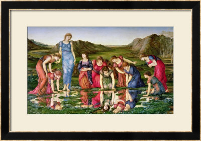 The Mirror Of Venus, 1870-76 by Edward Burne-Jones Pricing Limited Edition Print image