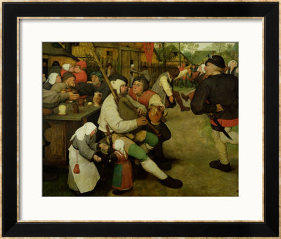 Peasant Dance, 1568 (Detail) by Pieter Bruegel The Elder Pricing Limited Edition Print image
