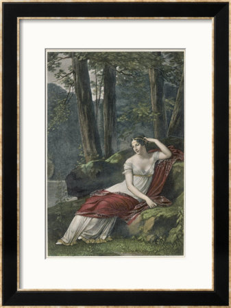 Josephine Empress Of France In The Park At Malmaison by Pierre Paul Pricing Limited Edition Print image