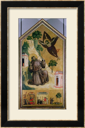 St. Francis Receiving The Stigmata, Circa 1295-1300 by Giotto Di Bondone Pricing Limited Edition Print image