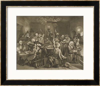 Gaming House Scene by William Hogarth Pricing Limited Edition Print image