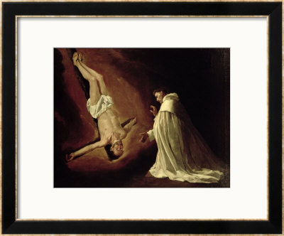 Appearance Of St. Peter To St. Peter Nolasco 1629 by Francisco De Zurbaran Pricing Limited Edition Print image