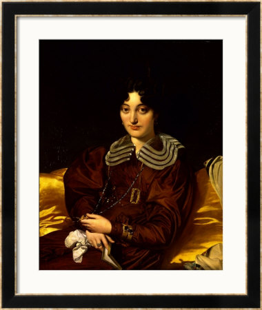 Portrait Of Madame Marcotte De Sainte-Marie 1826 by Jean-Auguste-Dominique Ingres Pricing Limited Edition Print image