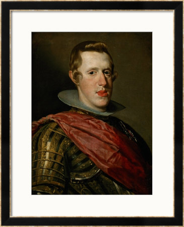 Philip Iv (1621-1665) In Armour With General's Sash by Diego Velázquez Pricing Limited Edition Print image