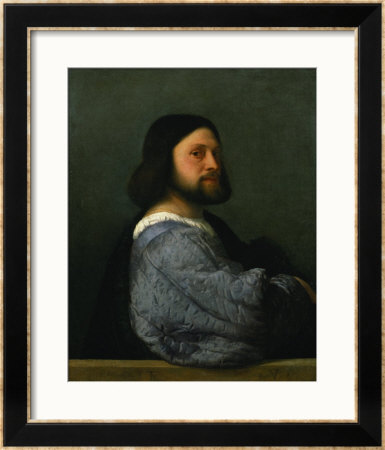 Portrait Of A Man, Circa 1512 by Titian (Tiziano Vecelli) Pricing Limited Edition Print image