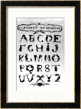 Devilish Alphabet by Delaporte Pricing Limited Edition Print image