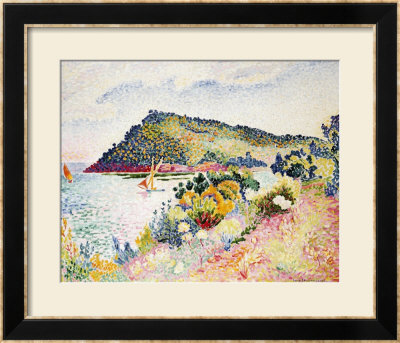 The Black Cape, Pramousquier Bay, 1906 by Henri Edmond Cross Pricing Limited Edition Print image