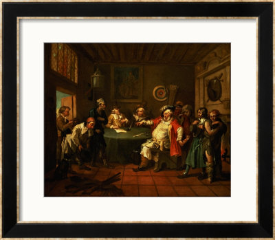 Falstaff Examining His Recruits From Henry Iv By Shakespeare, 1730 by William Hogarth Pricing Limited Edition Print image