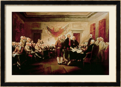 Signing The Declaration Of Independence, July 4Th, 1776 by John Trumbull Pricing Limited Edition Print image