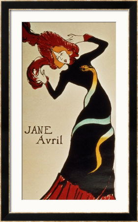 Jane Avril 1899 by Henri De Toulouse-Lautrec Pricing Limited Edition Print image