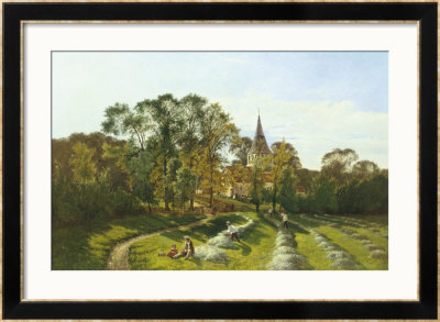 Shere Church, Surrey by Edwin Boddington Pricing Limited Edition Print image