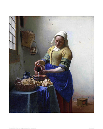 The Milkmaid by Johannes Vermeer Pricing Limited Edition Print image