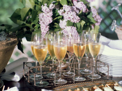 Elegant Buffet With Champagne by Susie M. Eising Pricing Limited Edition Print image