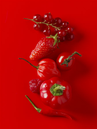 Red Berries And Vegetables by Bernhard Winkelmann Pricing Limited Edition Print image