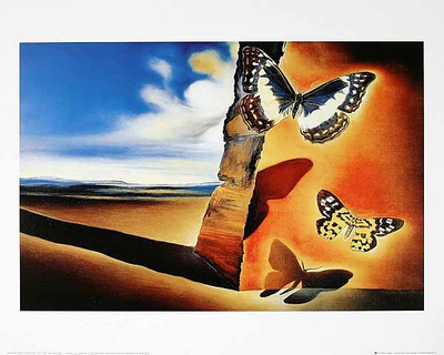 Paysage Aux Papillons by Salvador Dali Pricing Limited Edition Print image