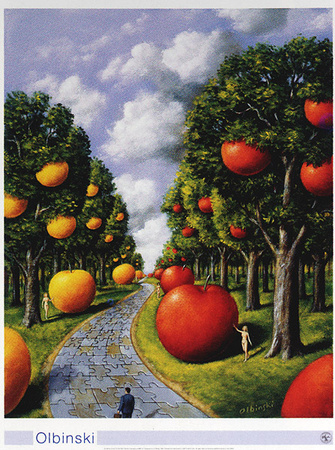 Reappearance Of Affinity, C.1998 by Rafal Olbinski Pricing Limited Edition Print image