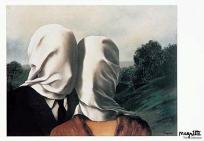 Les Amants, C.1928 by Rene Magritte Pricing Limited Edition Print image
