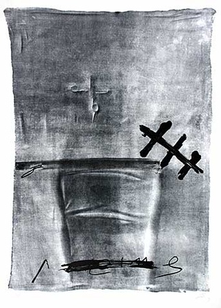 Chaise Et Ciseau, C.1984 by Antoni Tapies Pricing Limited Edition Print image