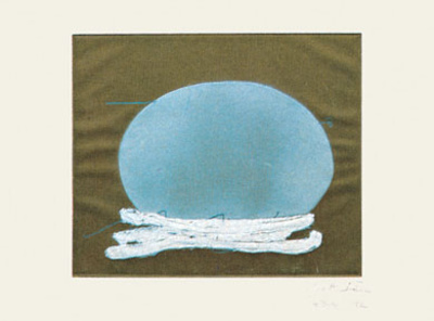 Oval I Blanc by Antoni Tapies Pricing Limited Edition Print image