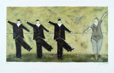 Chorus Line, 2000 by Paula Mcardle Pricing Limited Edition Print image