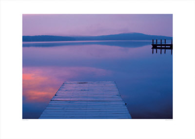Jetty At Sunset by Alison Shaw Pricing Limited Edition Print image