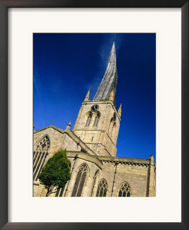 St. Mary And All Saints Church With Its Twisted Spire, Chesterfield, Derbyshire, England, Uk by Neale Clarke Pricing Limited Edition Print image